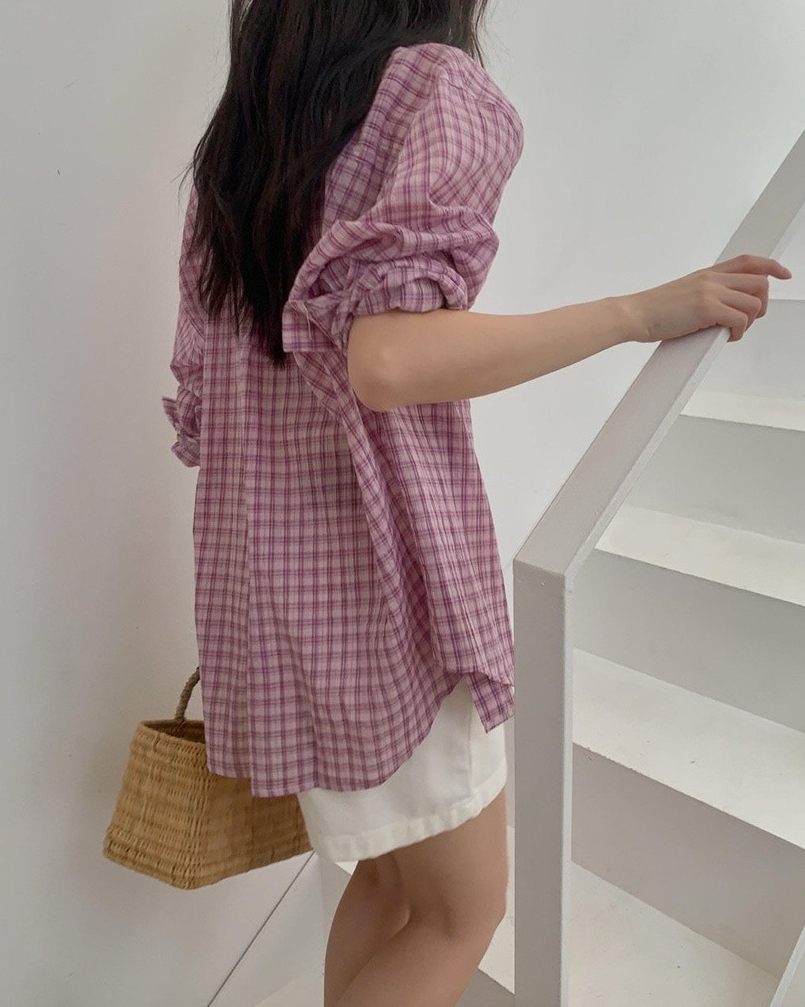Summer checkered shirt
