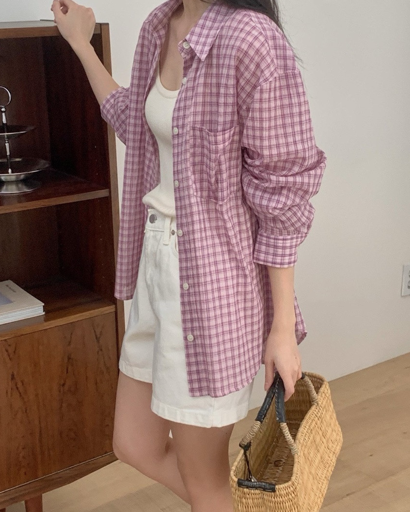 Summer checkered shirt
