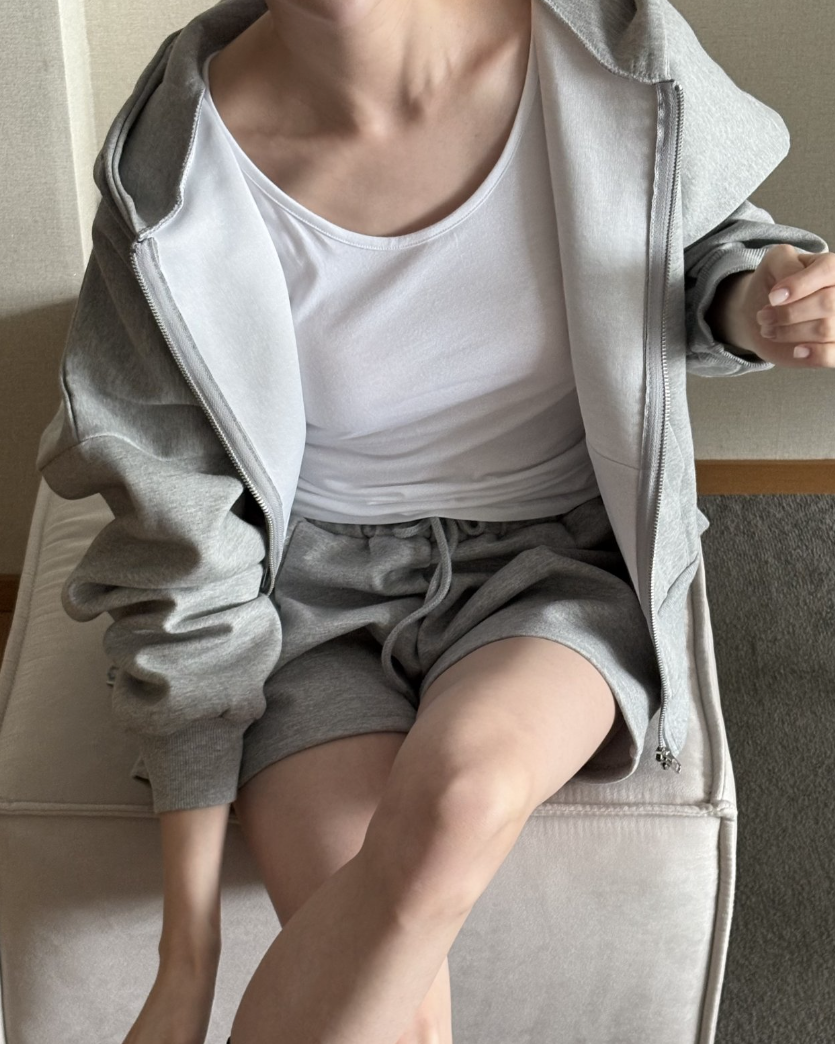 Overfit hoodie jumper