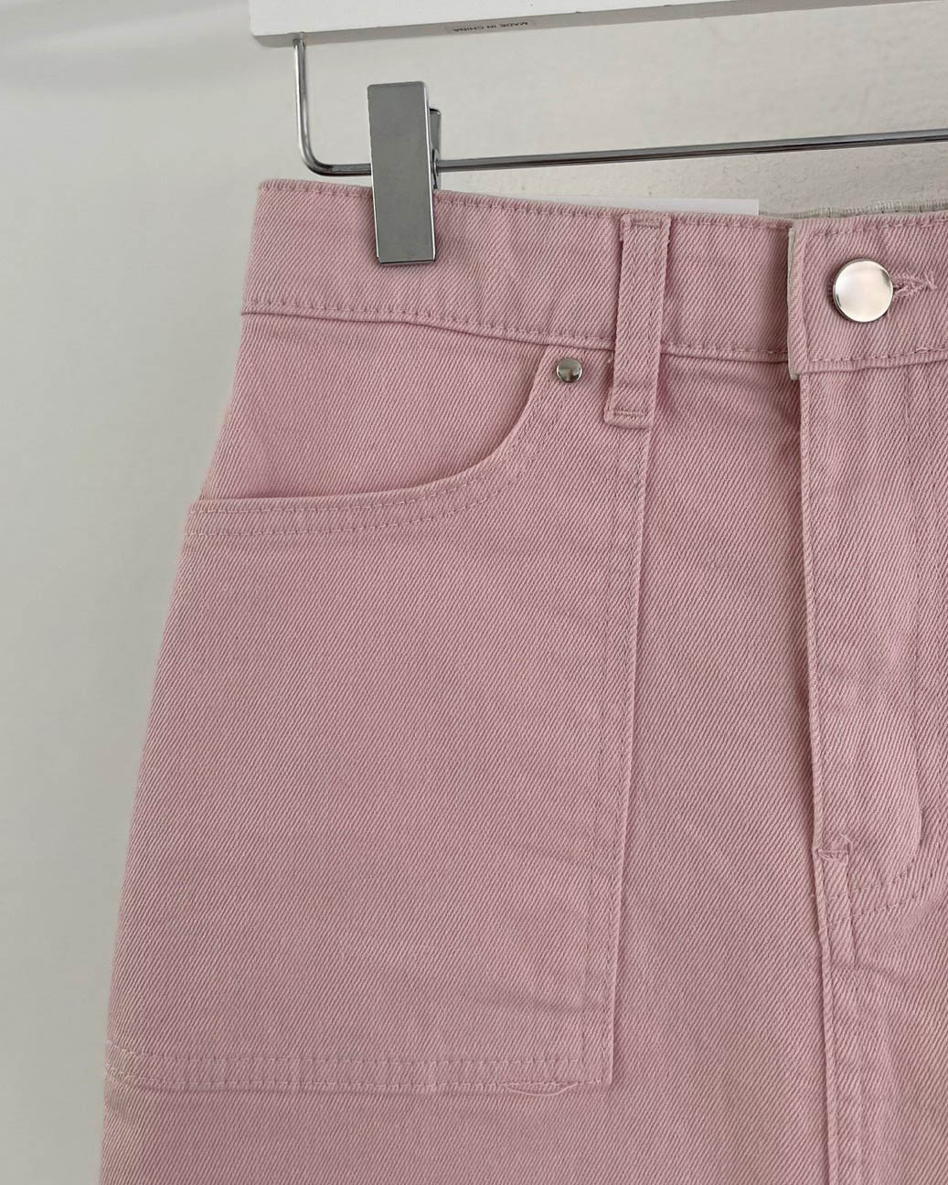 Big pocket cotton skirt