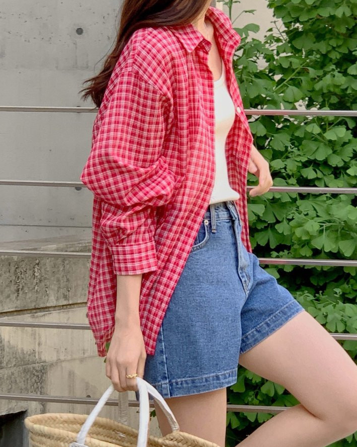 Summer checkered shirt