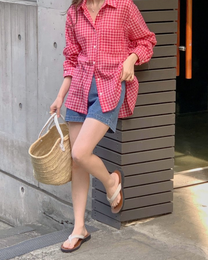 Summer checkered shirt