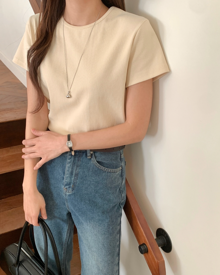 Jelly ribbed t-shirt