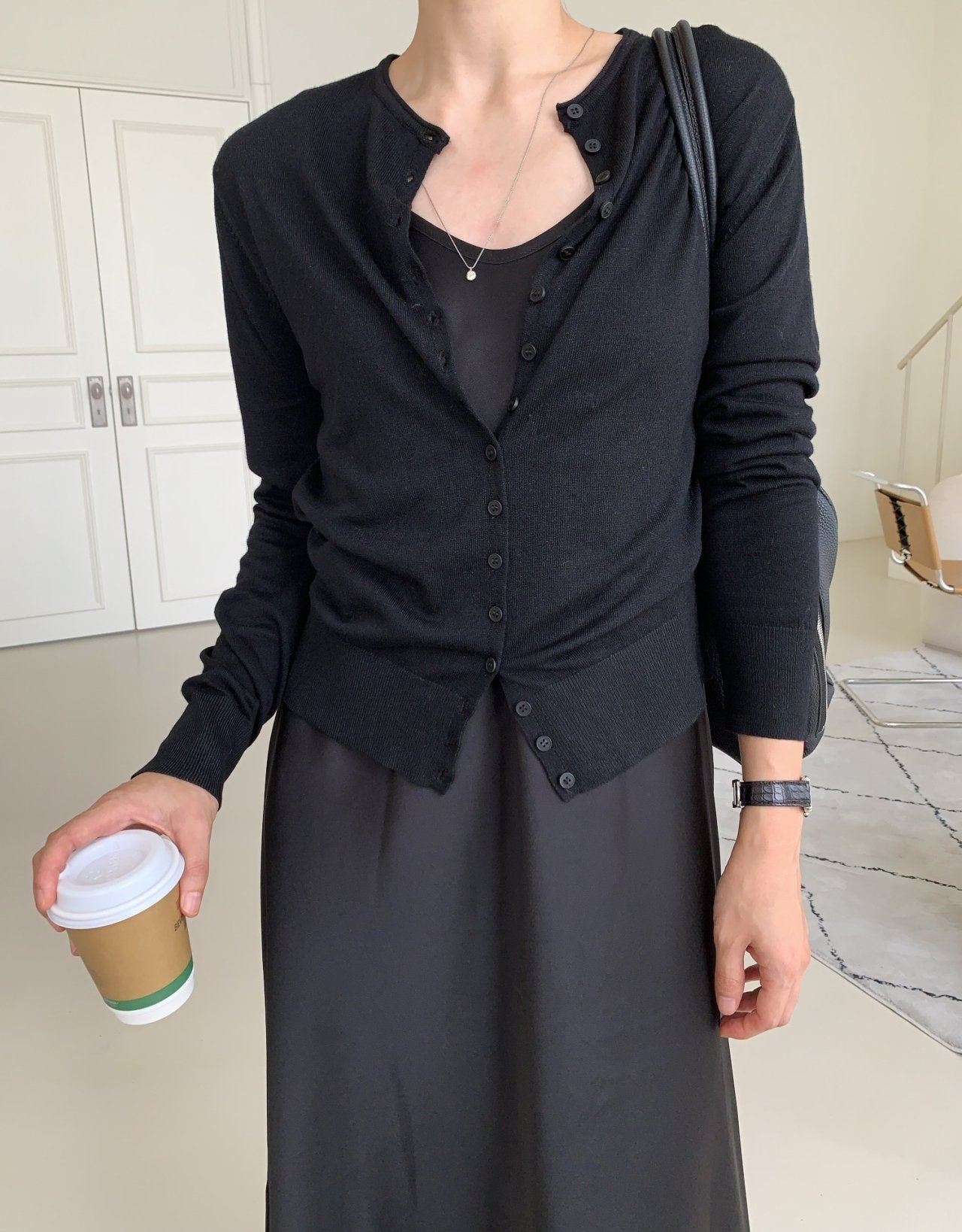 Button cardigan