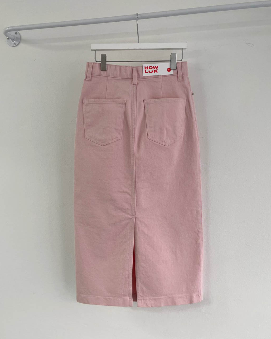 Big pocket cotton skirt