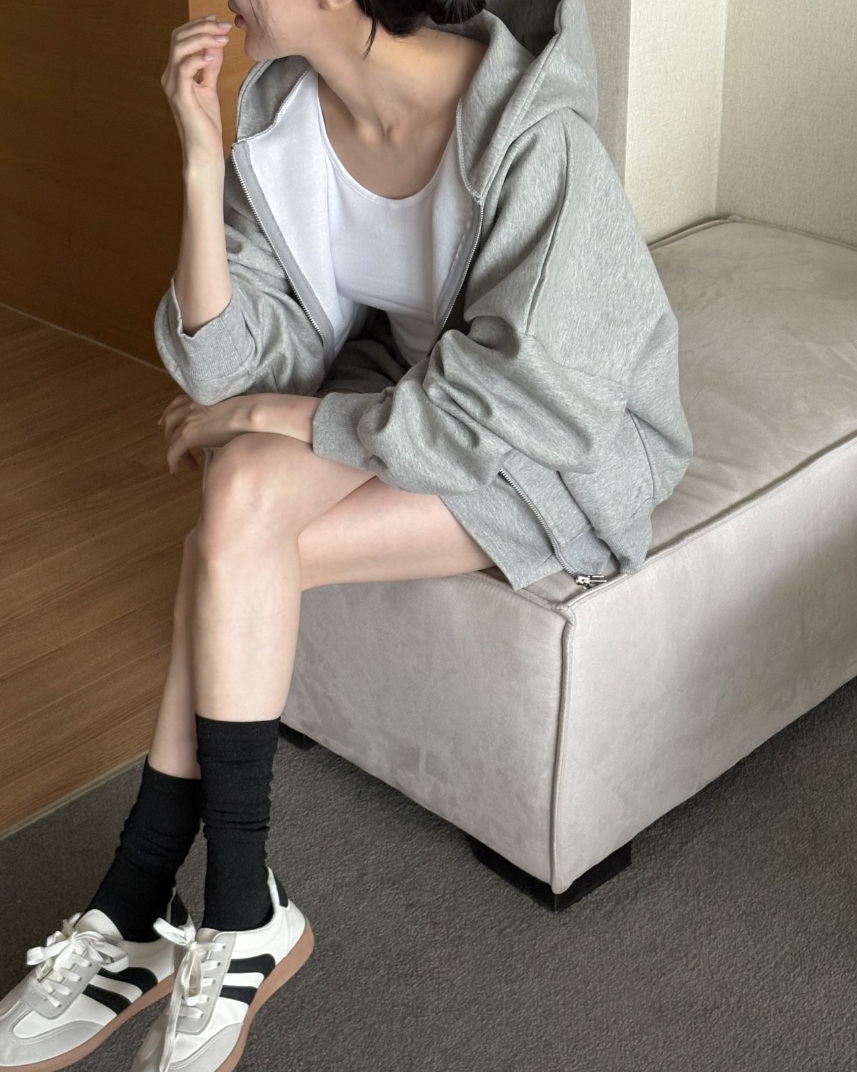 Overfit hoodie jumper
