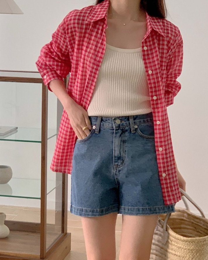 Summer checkered shirt