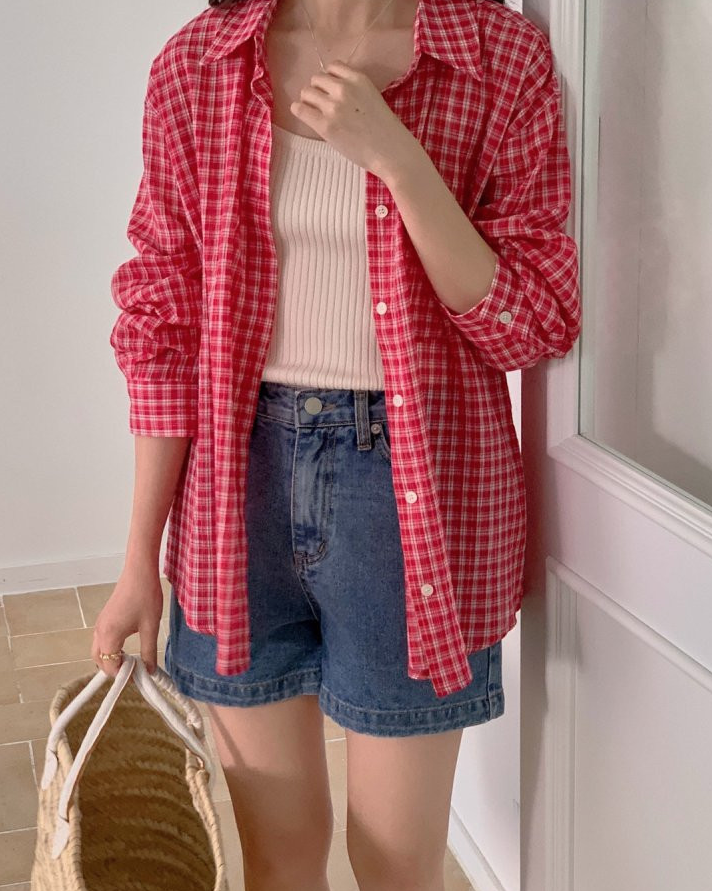 Summer checkered shirt