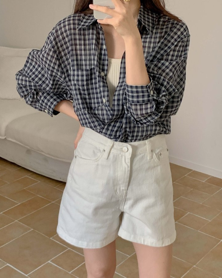 Summer checkered shirt