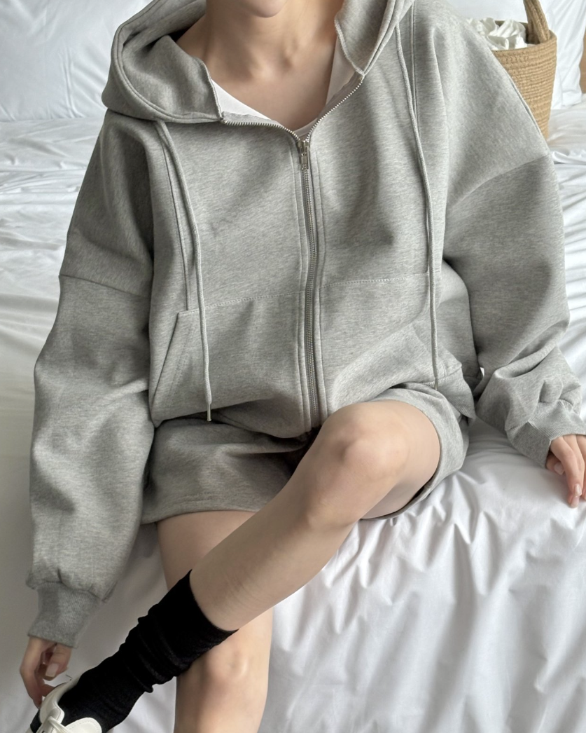 Overfit hoodie jumper
