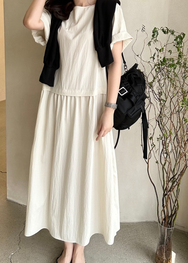 Loose fit midi dress
