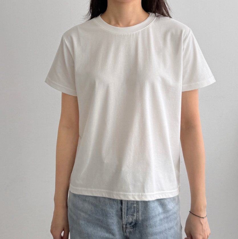 Summer cream modal tee