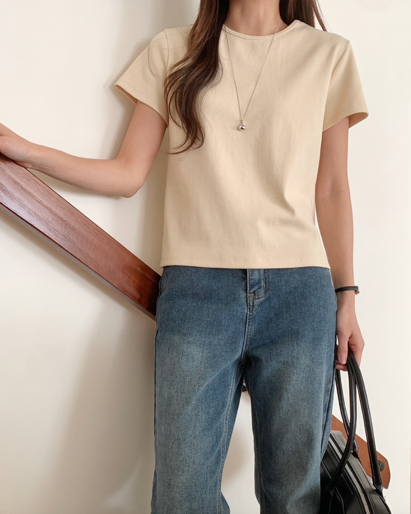 Jelly ribbed t-shirt