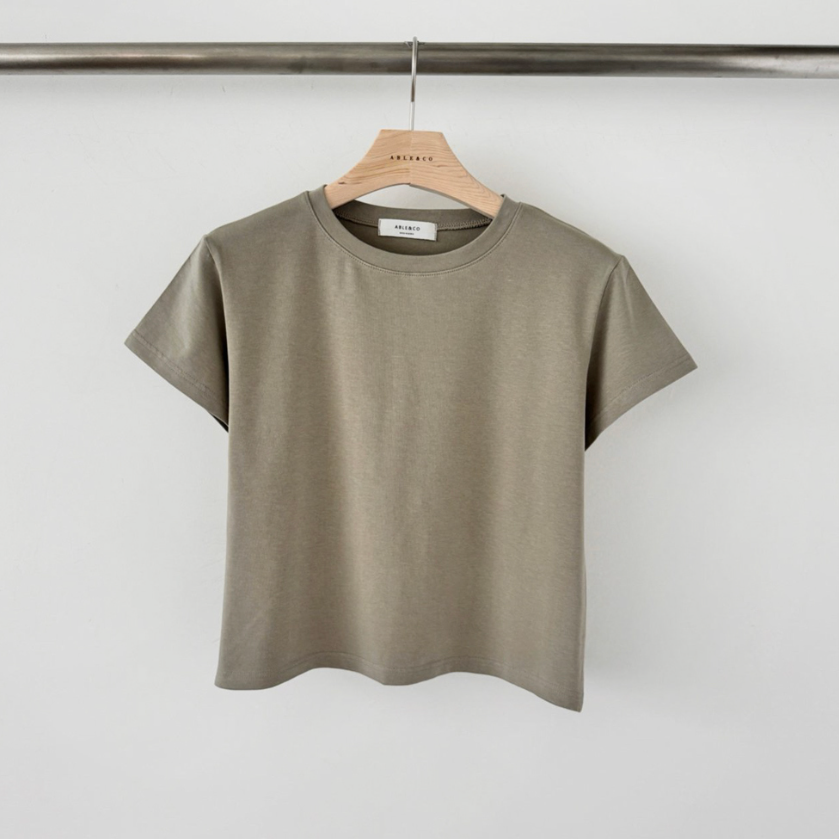 Semi-cropped Jelly modal tee