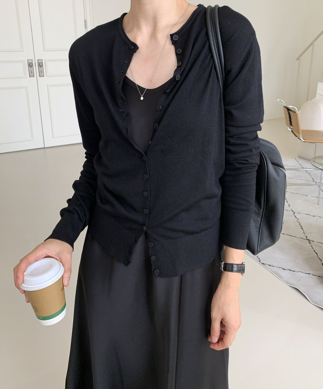 Button cardigan