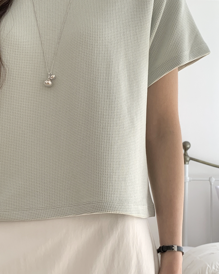 Jelly waffle T-shirt