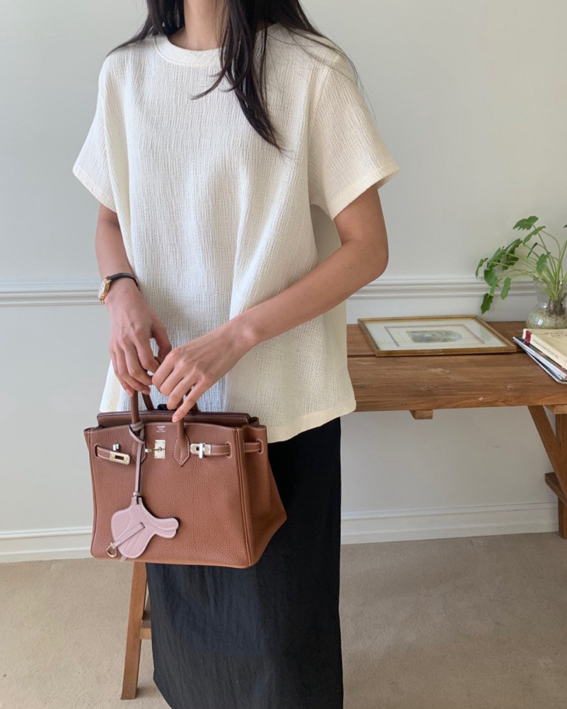 Flared cotton blouse