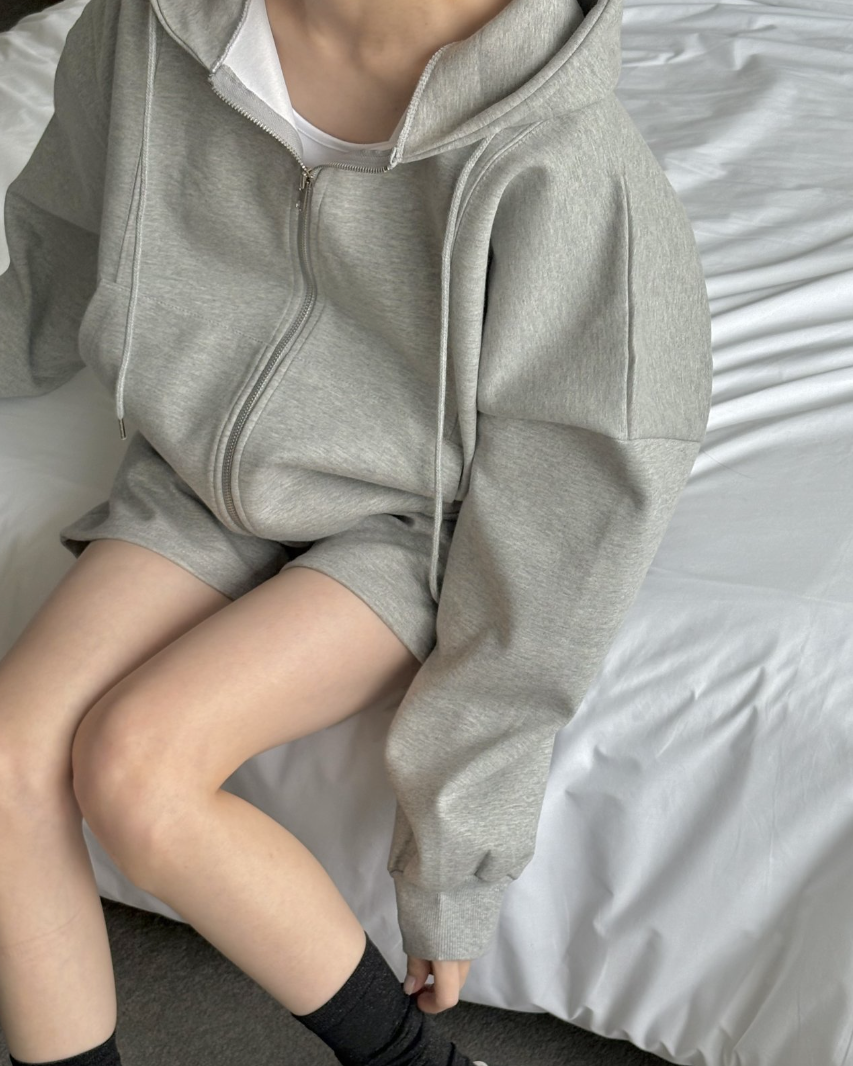 Overfit hoodie jumper