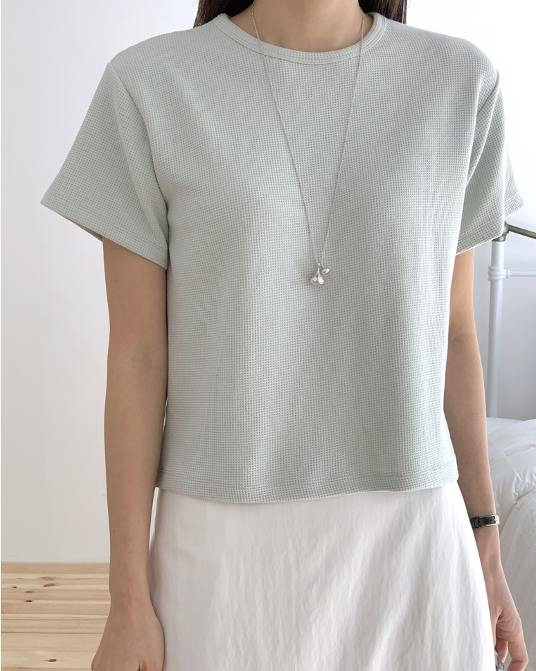 Jelly waffle T-shirt