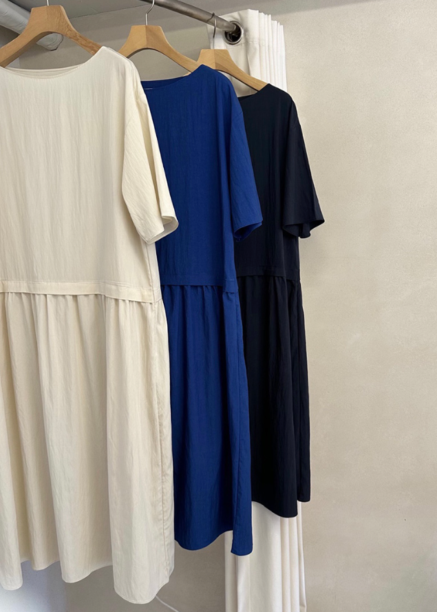 Loose fit midi dress