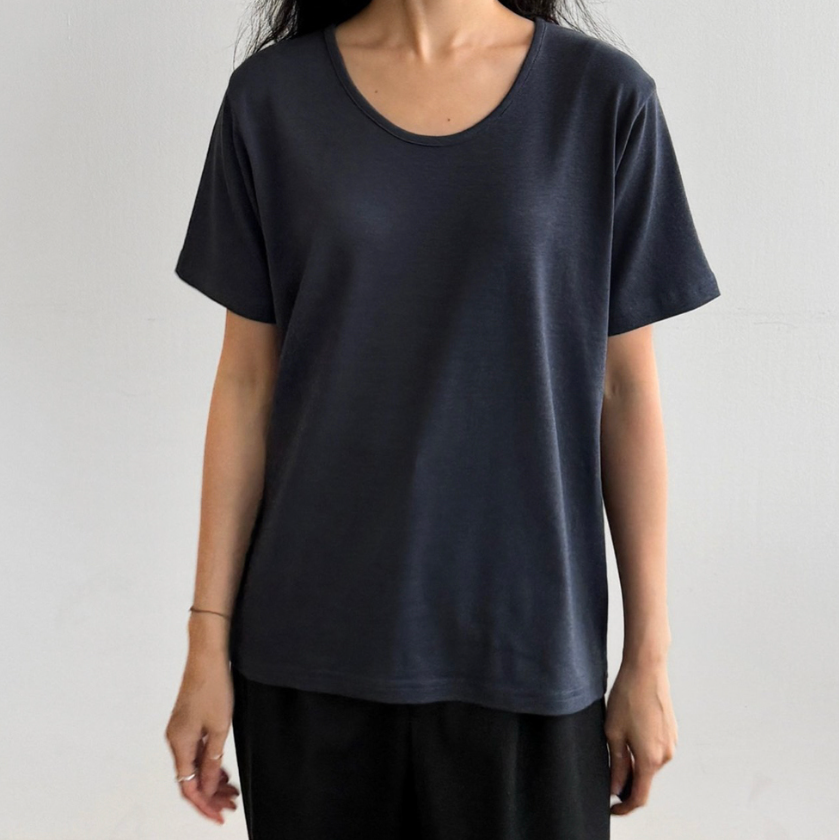 Modal U neck T-shirt