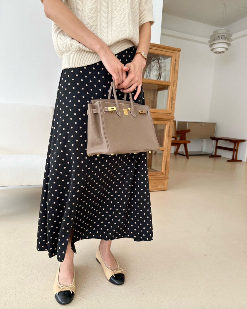 Polka dots skirt