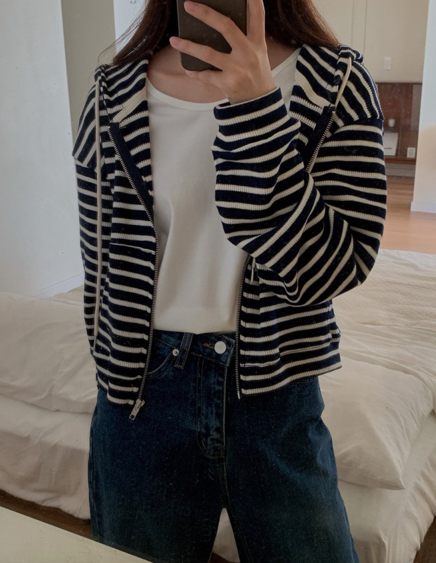 Waffle Full-zip hoodie