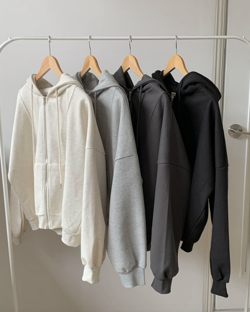 Overfit hoodie jumper