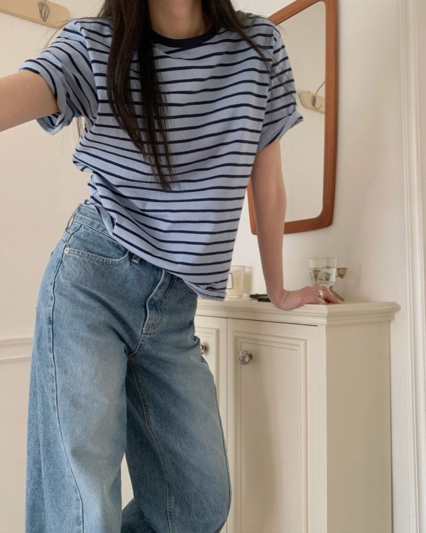 Relaxed striped T-shirt