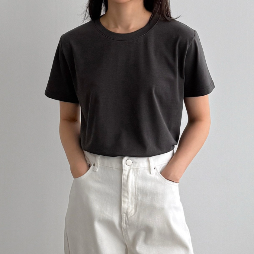 Summer cream modal tee