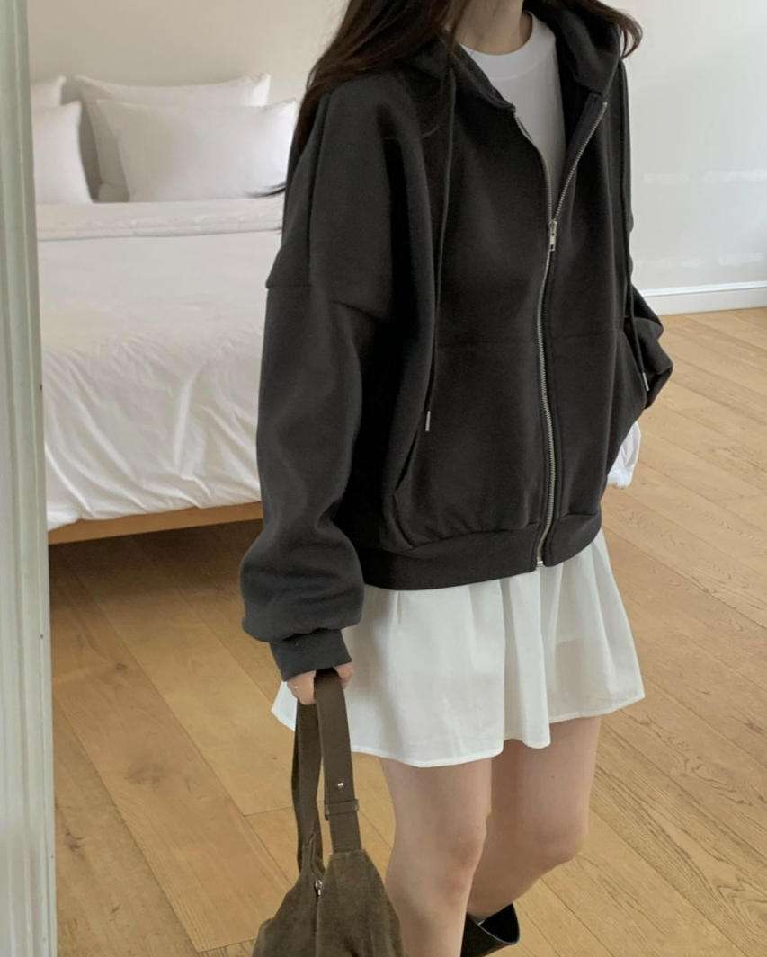 Overfit hoodie jumper