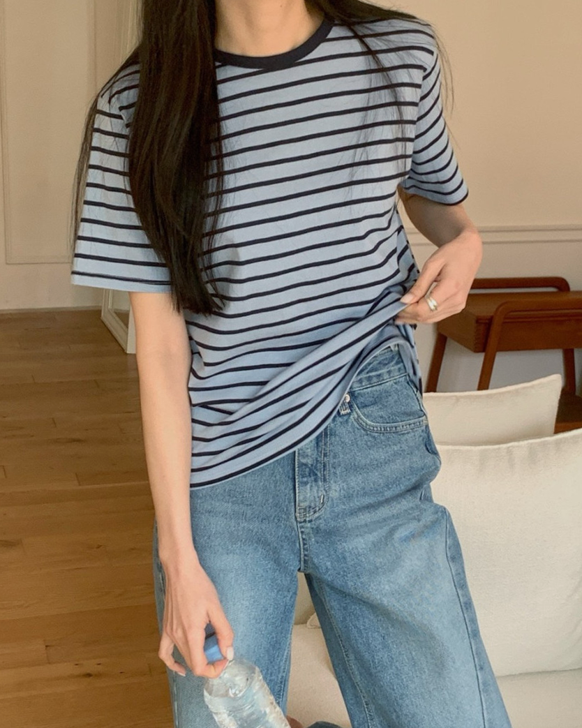 Relaxed striped T-shirt