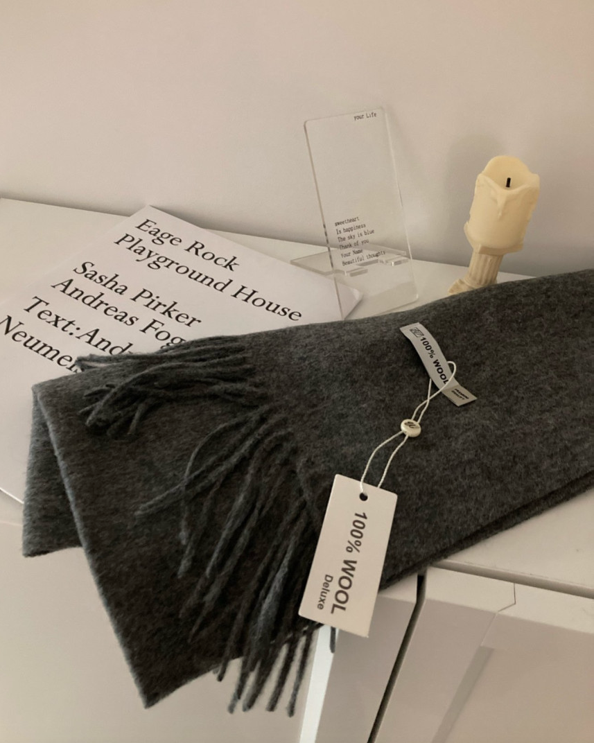 (F/W) Wool 100% muffler