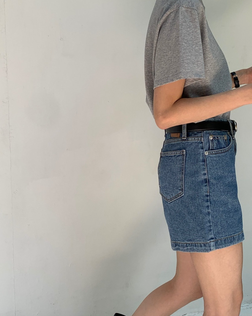 Ocean denim shorts