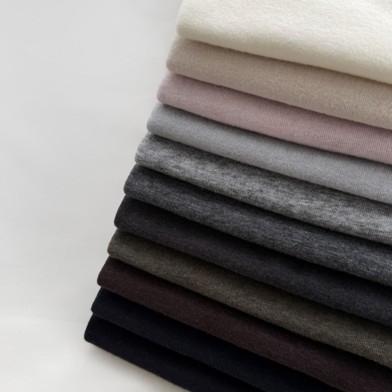 (F/W) Wool tencel high neck top