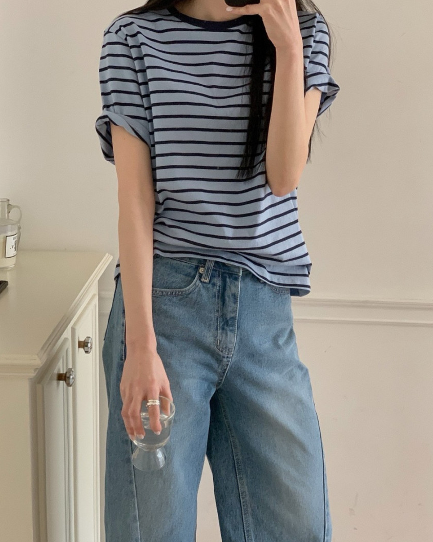 Relaxed striped T-shirt