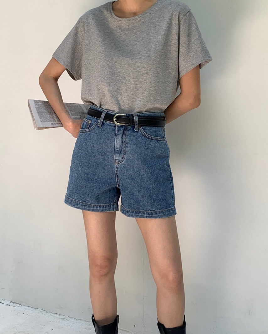 Ocean denim shorts