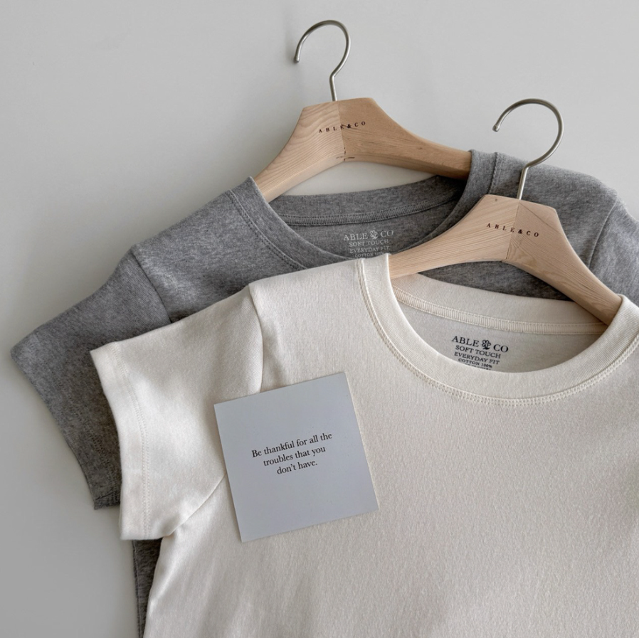 Soft touch cotton T-shirt