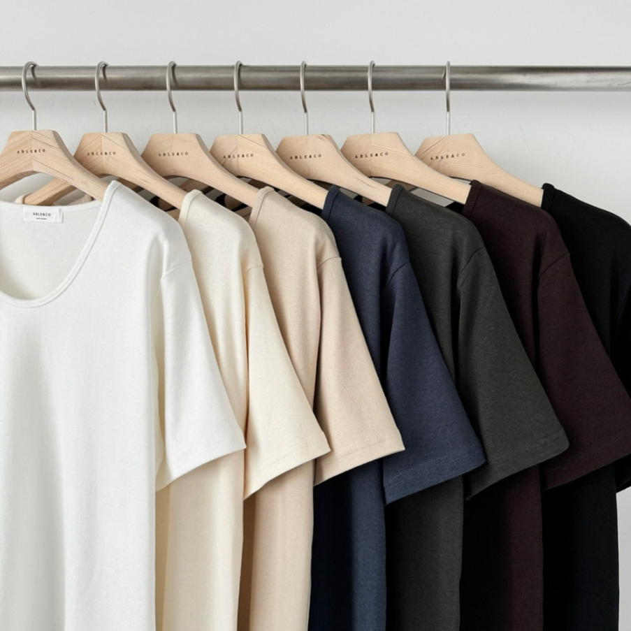 Modal U neck T-shirt