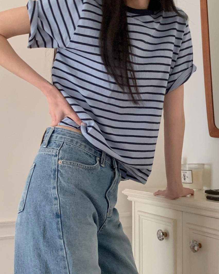 Relaxed striped T-shirt