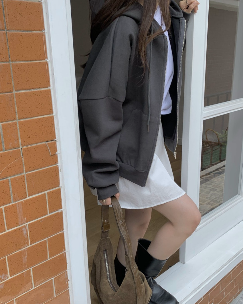 Overfit hoodie jumper
