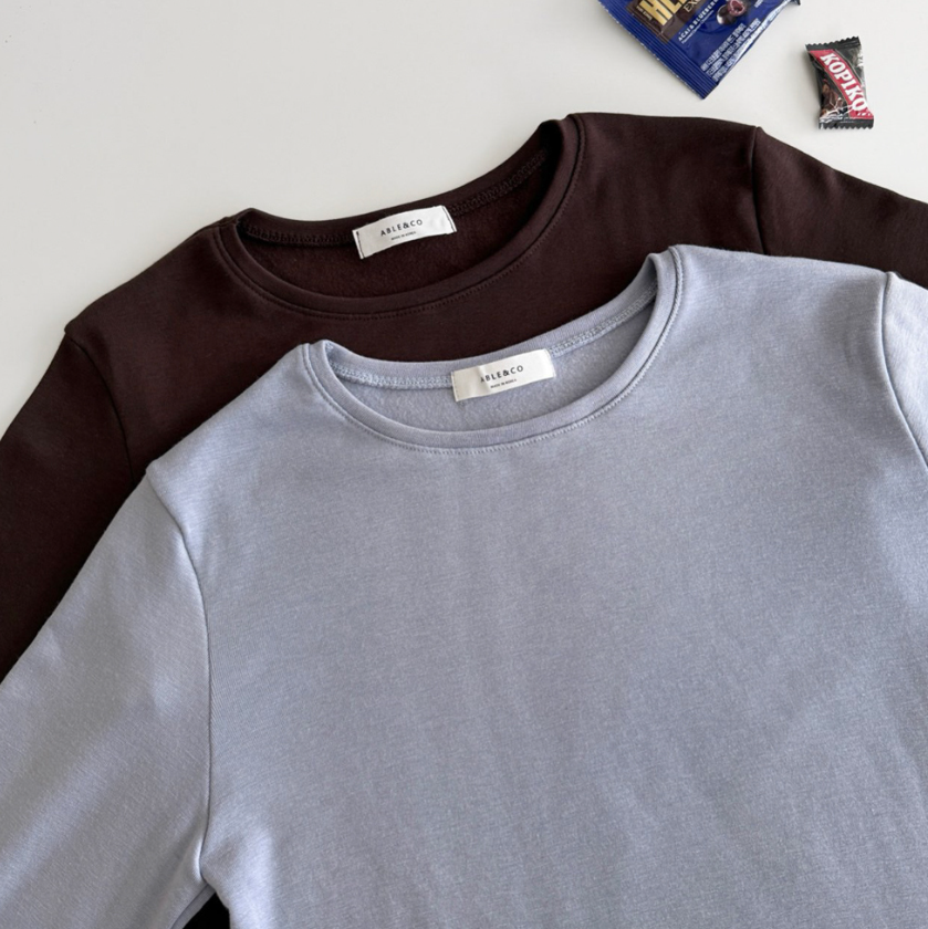(F/W) Warm long sleeve t-shirt