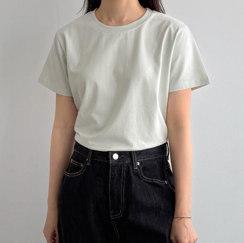 Summer cream modal tee