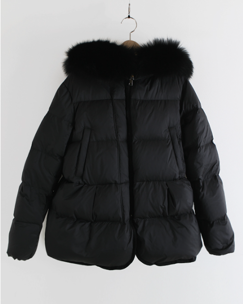 (F/W) Fox fur duck down jacket
