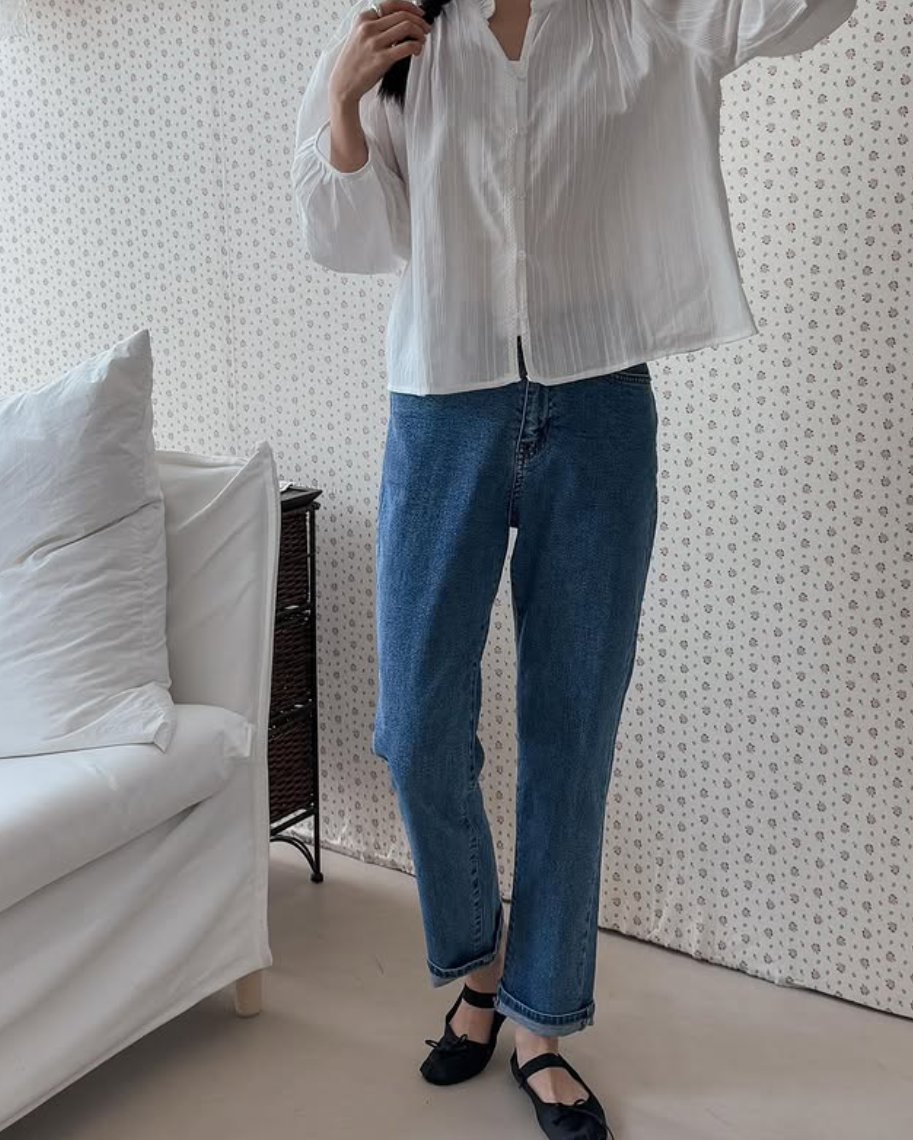 Spring roll-up Jeans