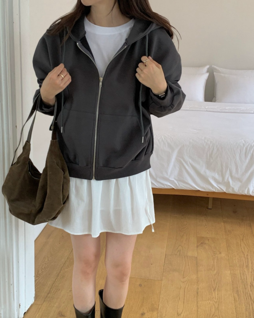 Overfit hoodie jumper