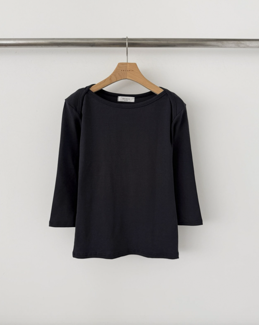 Boatneck slim T-shirt