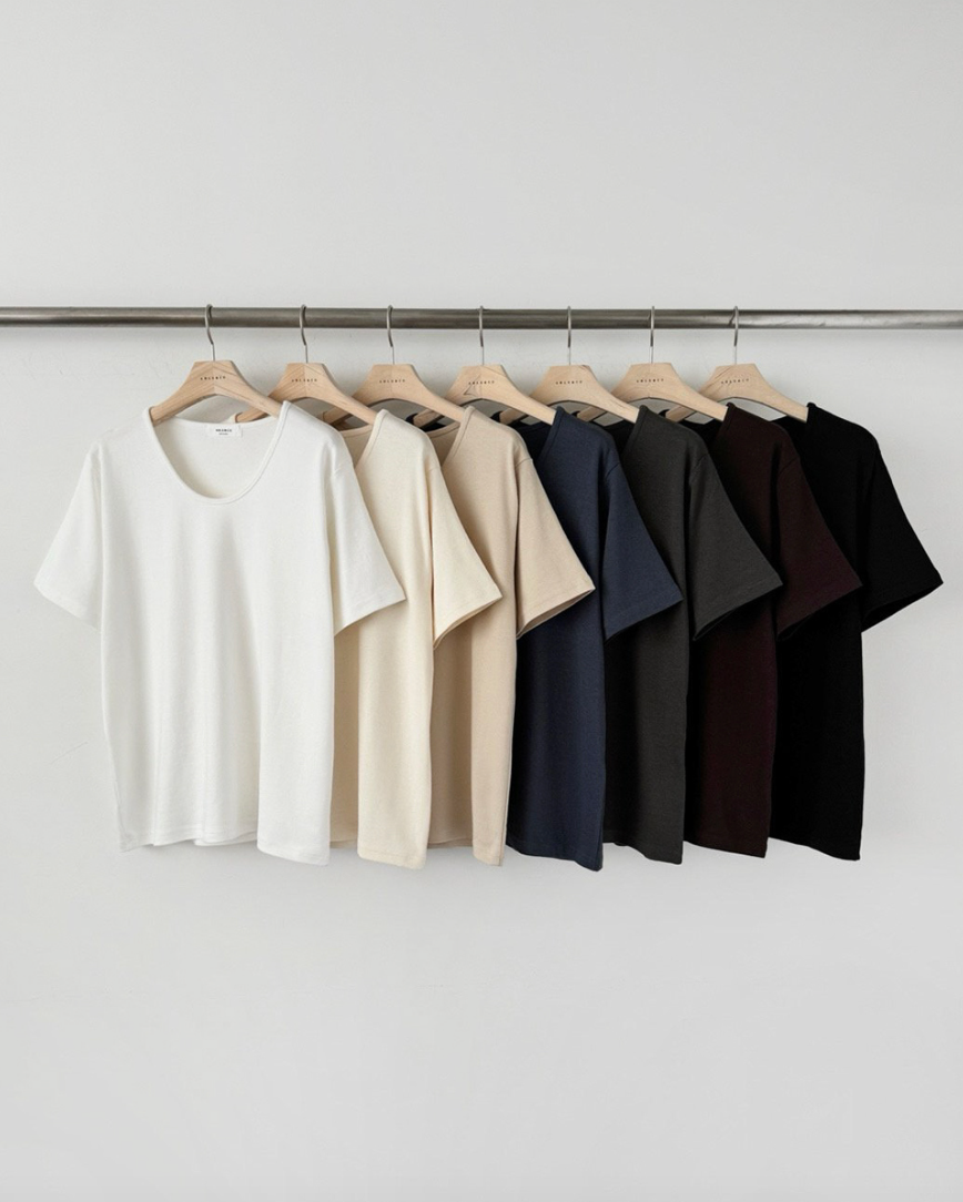 Modal U neck T-shirt