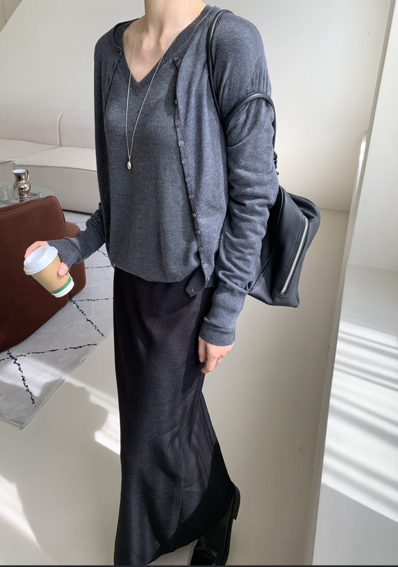 Button cardigan