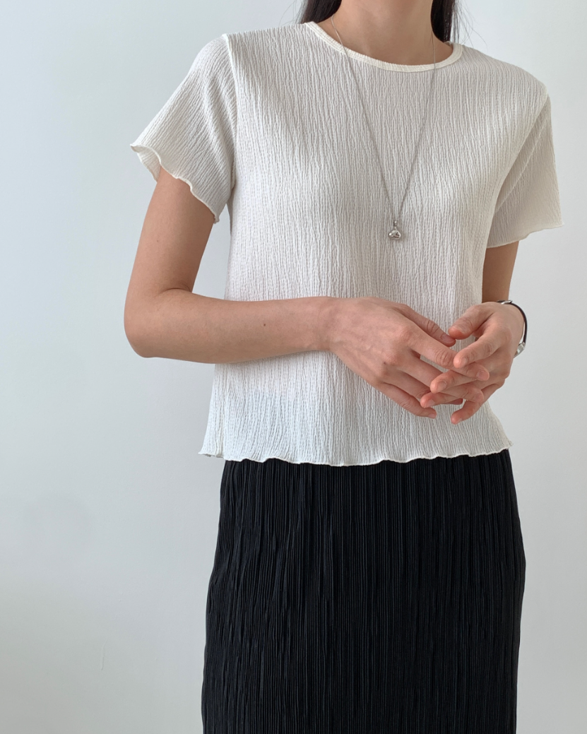 Natural Crinkled top